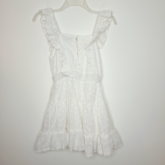 Lulus Dress Women’s XS Flutter Sleeve Lightweight Floral with Ruffled Design - Picture 9 of 15